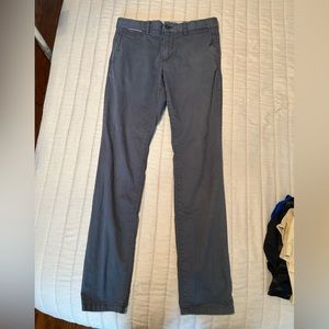 Tommy Hilfiger, navy chino pants. Size 32/34